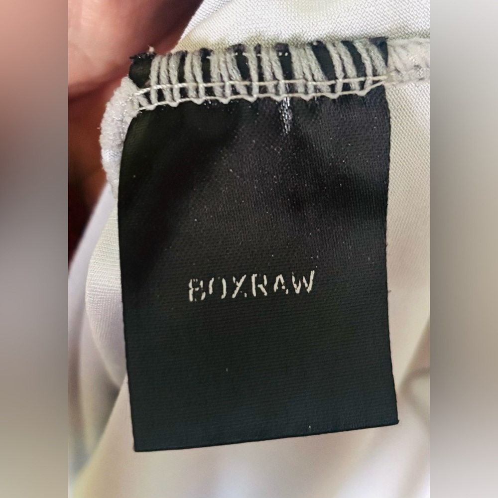 Boxraw Silver Boxing Work Out Men’s Razorback Tank Top Size: Large - Picture 5 of 5
